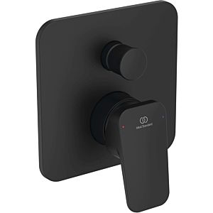 Ideal Standard CeraPlan robinetterie de baignoire BD263XG à encastrer, kit 2, Noir Soie