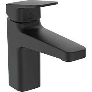 Ideal Standard CeraPlan wash basin mixer BD227XG projection 124mm, silk black, with metal waste set