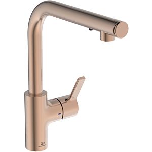 Ideal Standard Gusto mitigeur de cuisine mural A7817J4 coucher de soleil rose, avec capteur distributeur de savon liquide, kit 2