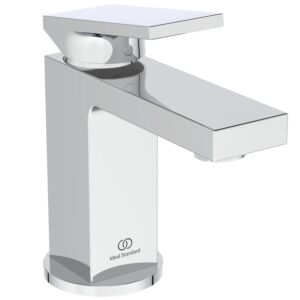 Ideal Standard Piccolo Extra Waschtischarmatur BD502AA 64x167x153 mm, mit Ablaufgarnitur, Ausladung 100mm, verchromt