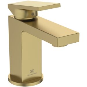 Ideal Standard Piccolo Extra basin tap BD503A2 64x154x153 mm, without waste fitting, projection 100 mm, brushed gold