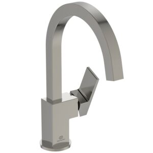 Ideal Standard Extra basin mixer tap BD505GN 90x221x307 mm, high spout, without waste fitting, silver storm