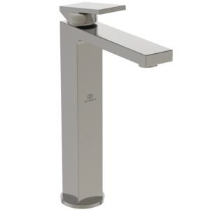 Ideal Standard Extra Waschtischarmatur BD507GN 64x204x298 mm, mit verlängertem Sockel, ohne Ablaufgarnitur, silver storm