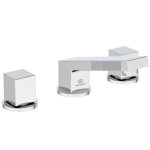Ideal Standard Extra 3-hole basin mixer tap BD508AA 225x200x98 mm, with waste fitting, projection 140 mm, chrome-plated