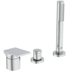 Ideal Standard Extra 3-Loch-Wannenarmatur BD517AA 233x95x204 mm, ohne Auslauf, mit Handbrauseset, verchromt