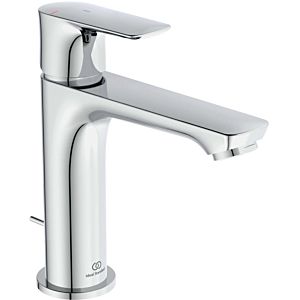 Ideal Standard Connect Air wash basin mixer A7013AA with waste set, extended base, BlueStart, chrome-plated