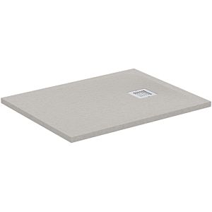 Ideal Standard Ultra Flat S shower tray K8190FS quartz grey, 90x70x3cm, with drain cover