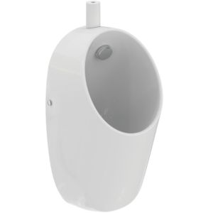 Ideal i.life A, Standard Absauge-Urinal E253601 ohne Spülrand, Zulauf oben sichtbar, 31,5 x 30 x 64 cm