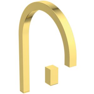 Ideal Standard Solos washbasin mixer A7831A2 high spout, without waste set, brushed gold