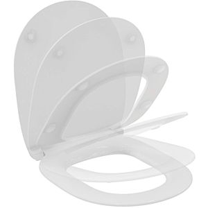 Ideal Standard WC-Sitz Connect Flat E772401 weiß, Softclosing-Scharniere Edelstahl