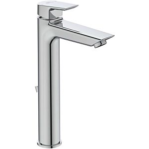 Ideal Standard Tesi Waschtischarmatur A6573AA chrom, mit verlängertem Sockel, mit Ablaufgarnitur