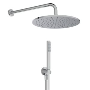 Ideal Standard Idealrain Armaturenpaket BD825AA Unterputz-Wandanschluss, Stabhandbrause, verchromt