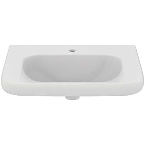 Ideal Standard Contour 21 washbasin S253301 wheelchair accessible, 65 x 55.5 cm, with tap hole, without overflow, white