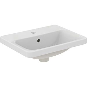 Ideal Standard Connect Einbau Waschtisch E504301 50 x 39 cm, weiss, mit Hahnloch und Überlauf