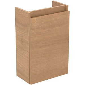 Ideal Standard Eurovit Plus Möbel-Handwaschbecken-Paket R0570Y8 Hamilton Eiche, 37x21x67cm, Hahnloch links