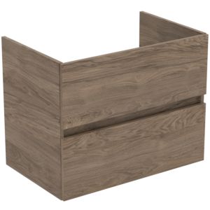 Ideal Standard Eurovit+ meuble sous-vasque R0261Y9, 700x440x550mm noyer flammé, 2 coulissants