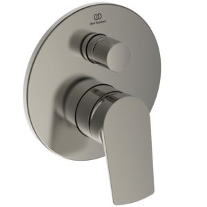 Ideal Standard La Dolce Vita set d&#39;installation de finition A7638GN mitigeur de bain à encastrer, sécurité intrinsèque, tempête d&#39;argent