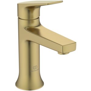 Ideal Standard La Dolce Vita mitigeur lavabo BD656A2 sans garniture de vidange , projection 100mm, or brossé