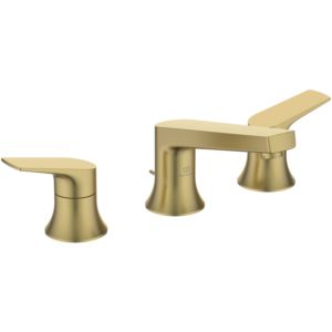 Ideal Standard La Dolce Vita 3-hole washbasin mixer BD661A2 with metal waste set, brushed gold