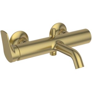 Ideal Standard Mitigeur de bain La Dolce Vita BD666A2 apparent, saillie 202 mm, or brossé