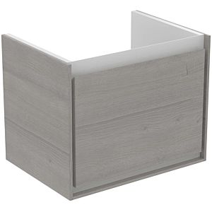Ideal Standard Connect Air Waschtischunterschrank E0817PS 50x40x36cm, 1 Auszug, Eiche grau Dekor/weiß matt