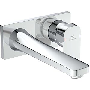 Ideal Standard Tonic II Waschtischarmatur A6335AA Wandarmatur, Ausladung 225 mm, verchromt