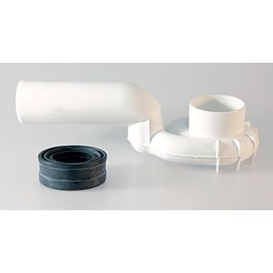 Raccord d&#39;aspiration standard Ideal pour urinoir, drain vertical K822401, blanc