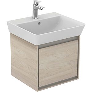 Ideal Standard Connect Air Waschtischunterschrank E0842UK, Pinie hell Dekor/braun matt, 1 Auszug