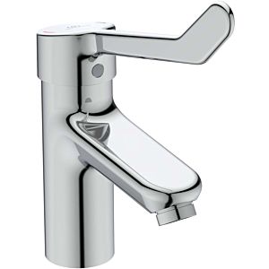 Ideal Standard CeraPlus 2 Waschtischarmatur BC098AA, chrom, ohne Ablaufgarnitur, Klinikhebel