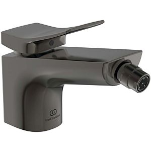 Ideal Standard Conca bidet mixer BC760A5 with waste set, projection 133mm, Magnetic Grey