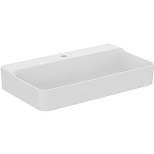 Ideal Standard Vasque Conca T3795MA avec trou pour robinetterie, sans trop-plein, 800 x 450 x 145 mm, blanc Ideal Plus