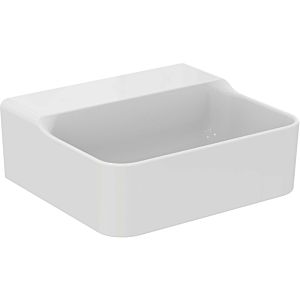 Ideal Standard Conca Cloakroom basin T387501 400x350mm, without overflow, without tap hole, white