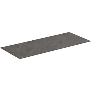 Ideal Standard Conca Keramik-Waschtisch-Platte T3972DI Ausladung 50,5cm, 120 x 50,5 x 0,6 cm, Pietra Grau