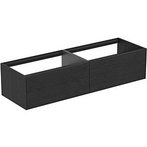 Ideal Standard vasque Conca T3984Y4 sans plan vasque, 2 tiroirs, 160x 50,5x36 cm, plaqué chêne flammé