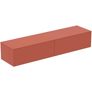 Ideal Standard Conca vanity unit T4316Y3 without cut-out, 2 pull-outs, 200x50.5x37 cm, Sunset matt lacquered