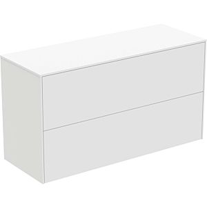 Ideal Standard vasque Conca T4329Y1 sans découpe, 2 tiroirs, 100x37x55 cm, laqué blanc mat
