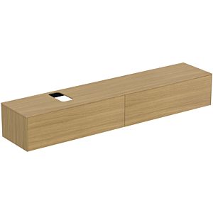 Ideal Standard vasque Conca T4334Y6 240x50.5x37cm, avec découpe, 2 Eiche hell , placage Eiche hell