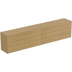 Ideal Standard match0 T4341Y6 sans découpe, 2 tiroirs, 240 x 37 x 55 cm, placage Eiche hell