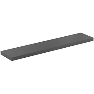 Ideal Standard Console Conca T4342Y2 sans découpe, 240x50,5x0 cm, laqué anthracite mat