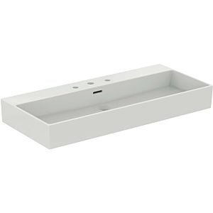 Ideal Standard Lavabo Extra R055501 3 trous de robinetterie, avec trop-plein, sol, blanc