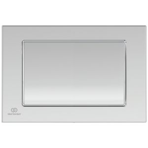 Ideal Standard Septa Pro WC plaque R0128MY 243x17x163mm, mécanique, acier brossé