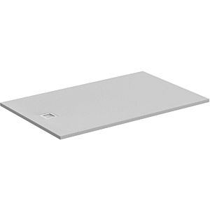 Ideal Standard Ultra Flat S rectangular shower tray K8319FR with drain cover, 160 x 100 x 3 cm, Carrara white