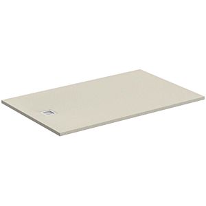 Ideal Standard Ultra Flat S Rectangular Shower Tray with Drain Cover 160x100x3cm Sandstone