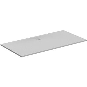Ideal Standard Ultra Flat S receveur de douche rectangulaire K8327FR évacuation centrale, 200 x 100 x 3 cm, blanc Carrara