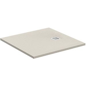 Ideal Standard Ultra Flat S shower tray K8216FT sandstone, 100x100x3cm, with drain cover