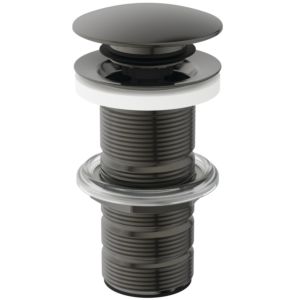 Robinet push-open Ideal Standard E1483A5 pour lavabo sans trop-plein, gris magnétique