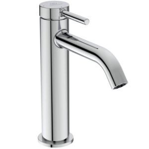 Ideal Standard Ceraline Nuovo mitigeur lavabo BD959AA saillie 135 mm, avec valve push-open, chromé