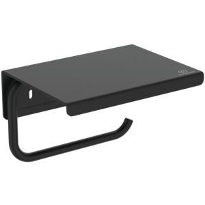 Ideal Standard Alu+ porte-rouleau de papier BD592XG Soie Noir, à suspendre