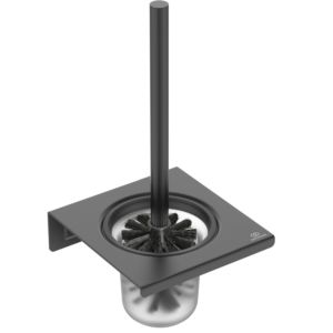 Ideal Standard Alu+ WC-Bürstengarnitur BD593XG Silk Black, Wandhängend