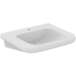 Ideal Standard Contour 21+ washbasin E3621HY 1 tap hole, without overflow, 650x555x175 mm, white, SmartGuard+